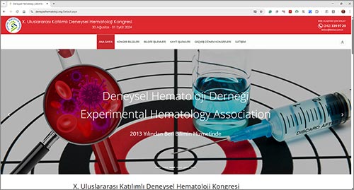 10. Uluslararası Katılımlı Deneysel Hematoloji Kongresi - 2024